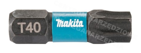 MAKITA Końcówka wkrętakowa T40-25mm /25szt. Impact Black MAKITA Końcówka wkrętakowa T40-25mm /25szt. Impact Black