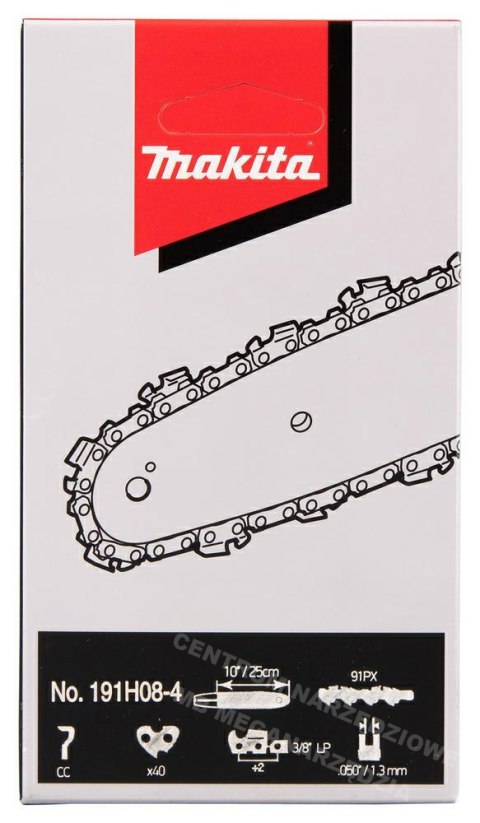 MAKITA Łańcuch tnący 91PX 25cm 1,3mm 3/8" MAKITA Łańcuch tnący 91PX 25cm 1,3mm 3/8"