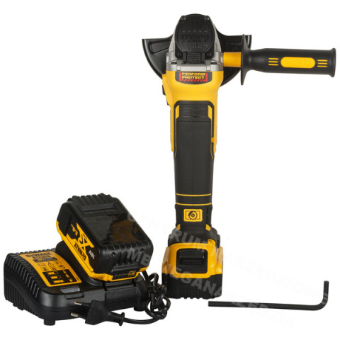 DEWALT Szlifierka kątowa 18V DCG405P3 3x5,0Ah DEWALT Szlifierka kątowa 18V DCG405P3 3x5,0Ah