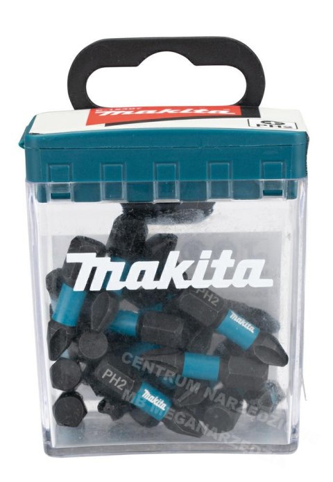 MAKITA Końcówka wkrętakowa PH2-25mm /25szt. Impact Black MAKITA Końcówka wkrętakowa PH2-25mm /25szt. Impact Black
