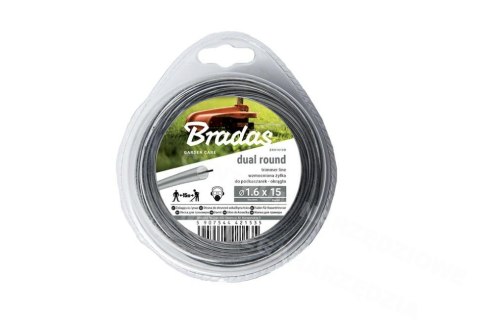 BRADAS Cutting Line Ripper Dual 2.7*15m/ROUND/BLISTER BRADAS Cutting Line Ripper Dual 2.7*15m/ROUND/BLISTER