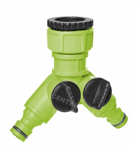 52-220B ECO TRÓJNIK Z ZAWOREM 3/4-1" OGRODOWY