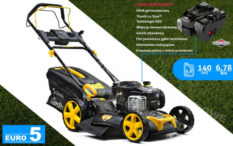 GEKO Kosiarka spalinowa z napędem 51cm 500E GEKO Kosiarka spalinowa z napędem 51cm 500E