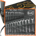 BJC Zestaw kluczy 6-32mm klucze płasko oczkowe 24szt