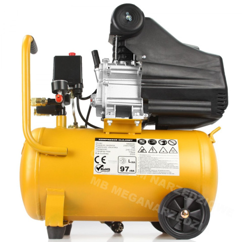 KOMPRESOR OLEJOWY 24L 1,5KW 8 BAR SPRĘŻARKA KOMPRESOR OLEJOWY 24L 1,5KW 8 BAR SPRĘŻARKA