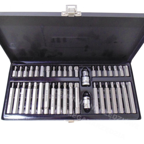 Zestaw bitów YT-0400 HEX IMBUS TORX SPLINE 40PCS Zestaw bitów YT-0400 HEX IMBUS TORX SPLINE 40PCS
