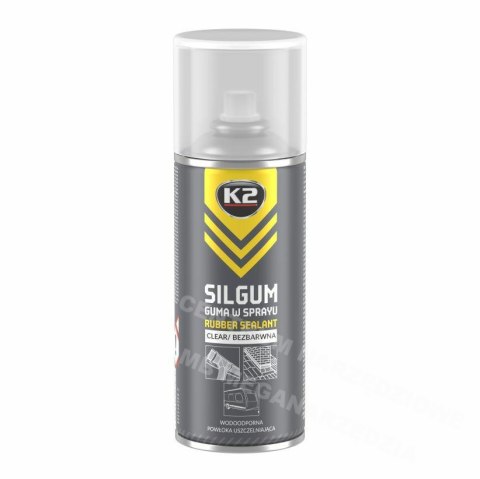 K2 Rubber coating in spraysilgum clear 400 ml K2 Rubber coating in spraysilgum clear 400 ml