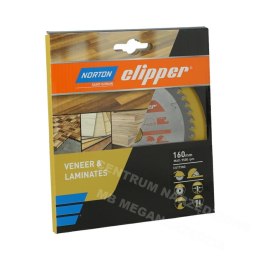 NORTON Piła tarczowa 160mm x 20mm x 48z laminaty i fornir (2,2/1,6)