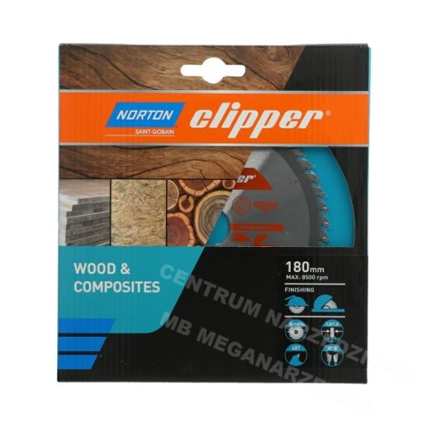 NORTON Circular Saw Blade 180mm x 30mm x 48z wood & ATB composites (2.8 / 1.8) NORTON Circular Saw Blade 180mm x 30mm x 48z wood & ATB composites (2.8 / 1.8)