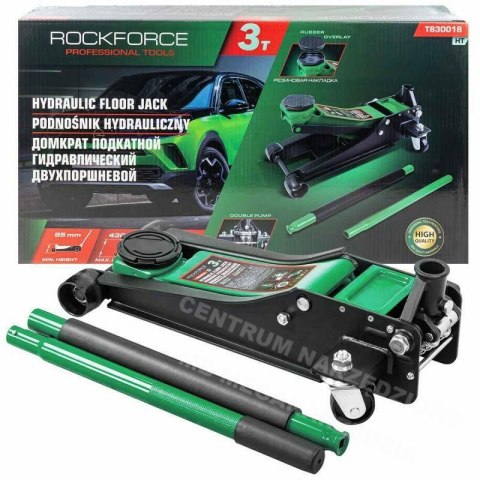 ROCKFORCE DŹWIGNIK "ŻABA" 3T 85-430mm 2-TŁOKOWY ROCKFORCE DŹWIGNIK "ŻABA" 3T 85-430mm 2-TŁOKOWY