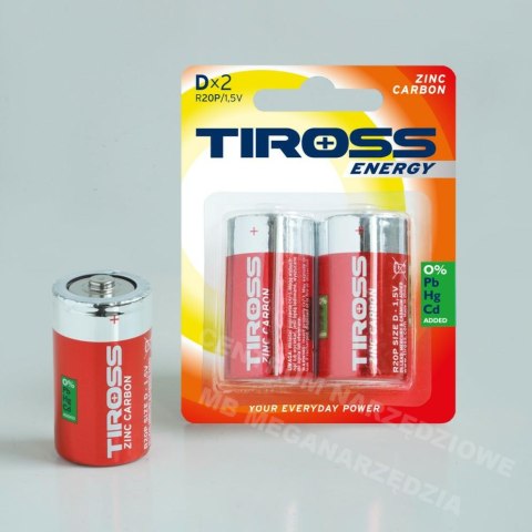 TIROSS Battery R20 2pcs. TIROSS Battery R20 2pcs.
