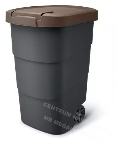 KEDEN Wheeler 90 L waste bin - Brown KEDEN Wheeler 90 L waste bin - Brown
