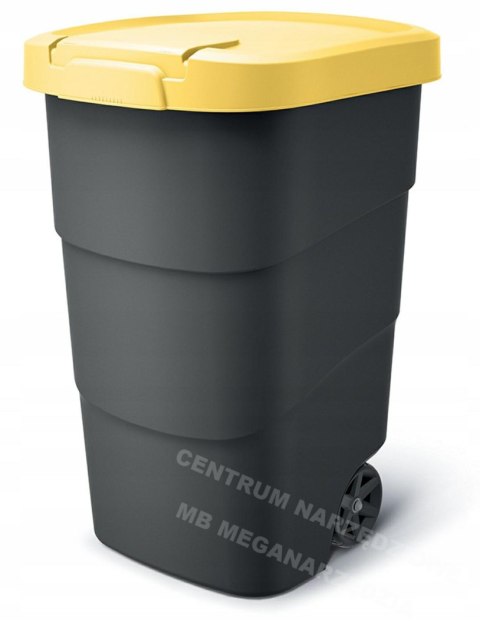 KEDEN Wheeler 90 L waste bin - YELLOW KEDEN Wheeler 90 L waste bin - YELLOW