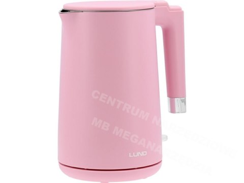 LUND Electric kettle 1.5L pink Cool Touch