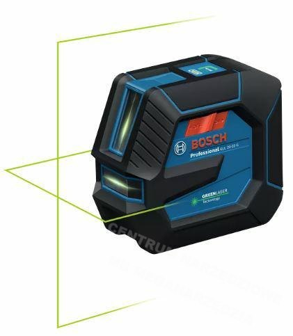 BOSCH Laser krzyżowy GLL 20-22 G zielony +uchwyt LB 10 + statyw BT 150