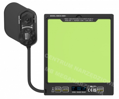 IDEAL APS Pro X99CD-AMS+ BLACK TrueView Automatic Welding Helmet IDEAL APS Pro X99CD-AMS+ BLACK TrueView Automatic Welding Helmet