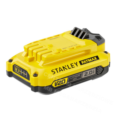 STANLEY Wiertarko-wkrętarka 18V V20 60Nm 2x Akumulator 2.0 Ah Ładowarka + akcesoria STANLEY Wiertarko-wkrętarka 18V V20 60Nm 2x Akumulator 2.0 Ah Ładowarka + akcesoria