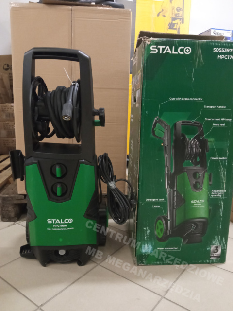 STALCO Myjka ciśnieniowa 2500W 170 Bar - PO ZWROCIE STALCO Myjka ciśnieniowa 2500W 170 Bar - PO ZWROCIE