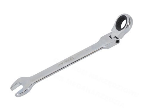 AWTOOLS Klucz płasko-oczkowy z grzechotką przegubowy 22mm