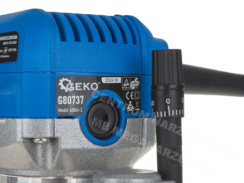Frezarka górnowrzecionowa GEKO 710W z podstawą Frezarka górnowrzecionowa GEKO 710W z podstawą