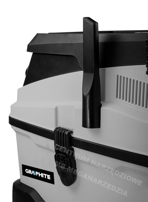 GRAPHITE Industrial vacuum cleaner 1600W 30L 230V + Tips, Hepa filter GRAPHITE Industrial vacuum cleaner 1600W 30L 230V + Tips, Hepa filter