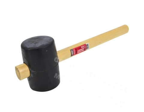 AWTOOLS Młotek gumowy trzon drewno 340g AWTOOLS Młotek gumowy trzon drewno 340g