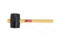 AWTOOLS Rubber mallet with wood handle 900g