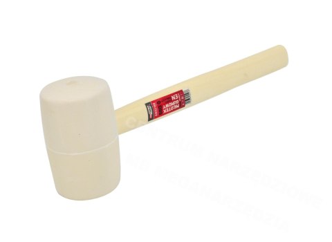 AWTOOLS Młotek gumowy trzon drewno biały 900g AWTOOLS Młotek gumowy trzon drewno biały 900g