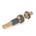 Adjustable brass nozzle gw 3/4" with tap connection GZ 3/4" 10cm BRASS SOFT