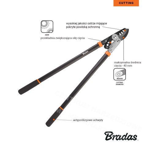 Sekator do gałęzi V-Series-D ostrze mijające 40mm Sekator do gałęzi V-Series-D ostrze mijające 40mm
