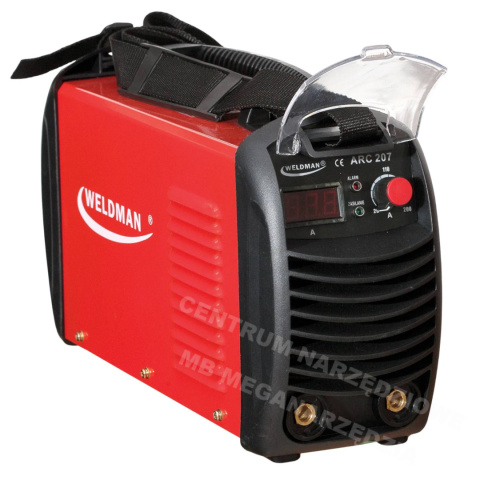 WELDMAN ARC 207 welding machine with case 103 014 DELTA + Accessories WELDMAN ARC 207 welding machine with case 103 014 DELTA + Accessories