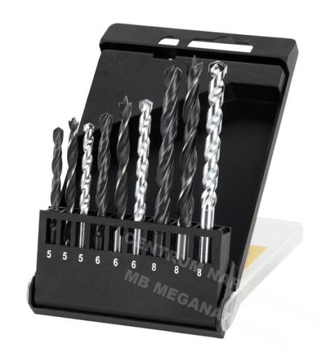 STANLEY Mixed drill bits set of 9 pcs. for wood, concrete, metal STANLEY Mixed drill bits set of 9 pcs. for wood, concrete, metal