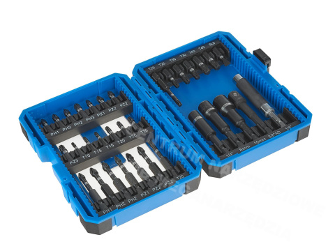Impact bit set for screwdriver 33 pieces Impact bit set for screwdriver 33 pieces