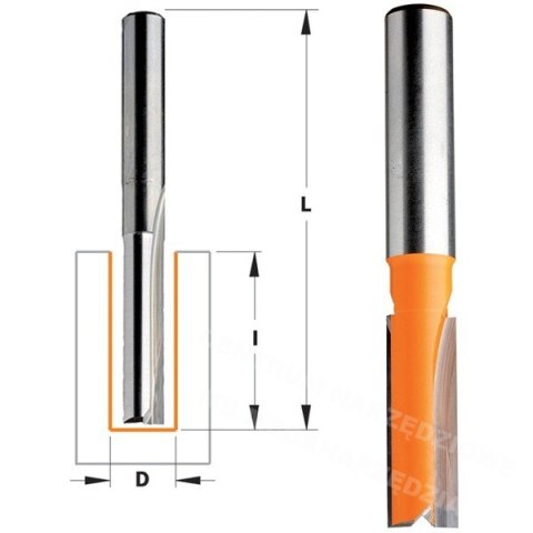 CMT Long straight milling cutter HM D= 3 I=11 L=60 S=6