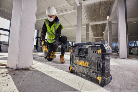 DEWALT Radio akumulatorowo-sieciowe TSTAK System FM/DAB+ bluetooth Ładowarka DEWALT Radio akumulatorowo-sieciowe TSTAK System FM/DAB+ bluetooth Ładowarka