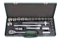 JONNESWAY Socket set 1/2 25 pcs. 12-Angle + Ratchet