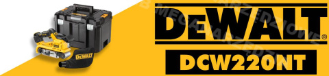 DEWALT SZLIFIERKA TAŚMOWA 18VDCW220NT 75x533mm TSTAK DEWALT SZLIFIERKA TAŚMOWA 18VDCW220NT 75x533mm TSTAK