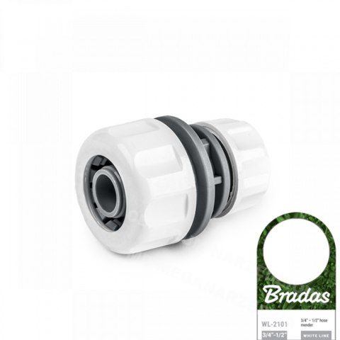 Hose connector 3/4" x 1/2" /white line Hose connector 3/4" x 1/2" /white line