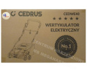Cedrus Wertykulator CEDWE40 2000W 40 cm