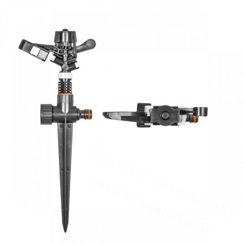 Pulse sprinkler, hammered /white line Pulse sprinkler, hammered /white line