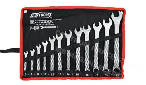 AWTOOLS ZESTAW KLUCZY 6-22 KLUCZE PŁASKO OCZKOWE 12szt AWTOOLS ZESTAW KLUCZY 6-22 KLUCZE PŁASKO OCZKOWE 12szt