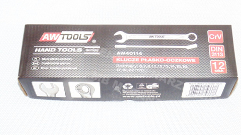 AWTOOLS ZESTAW KLUCZY 6-22 KLUCZE PŁASKO OCZKOWE 12szt AWTOOLS ZESTAW KLUCZY 6-22 KLUCZE PŁASKO OCZKOWE 12szt