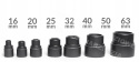 Zgrzewarka zgrzewarki do rur 800W matryce 16 - 63 mm