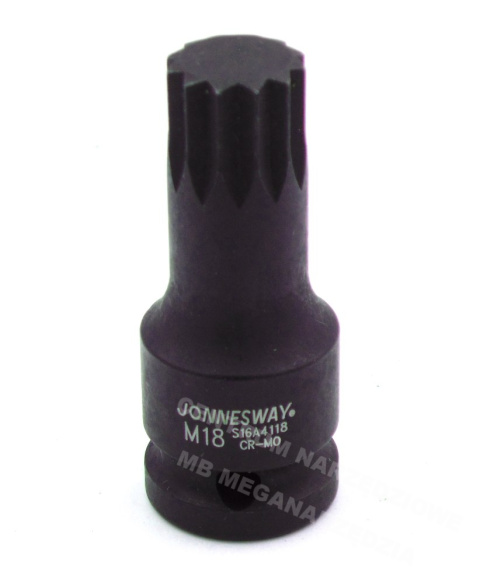 KLUCZ IMBUS SPLINE UDAROWY XZN 1/2 M18 JONNESWAY KLUCZ IMBUS SPLINE UDAROWY XZN 1/2 M18 JONNESWAY