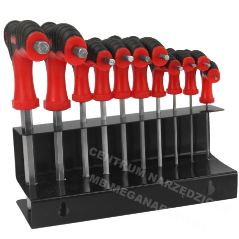KLUCZE IMBUSOWE 2-10 IMBUSY HEX 10sz STOJAK GRATIS KLUCZE IMBUSOWE 2-10 IMBUSY HEX 10sz STOJAK GRATIS