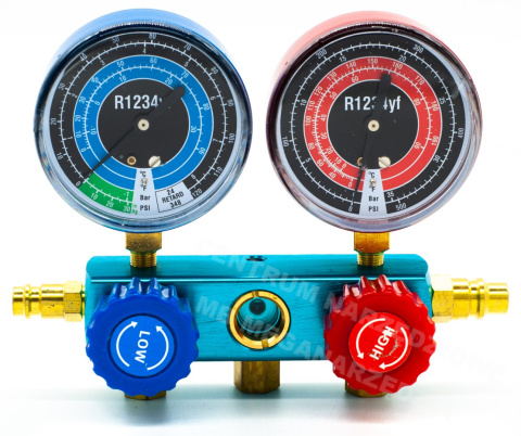 MIERNIK TESTER KLIMATYZACJI R1234 MANOMETRY KLIMY MIERNIK TESTER KLIMATYZACJI R1234 MANOMETRY KLIMY