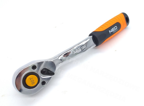 NEO TOOLS Grzechotka treszczotka pokrętło 1/2" 90t 25 lat NEO TOOLS Grzechotka treszczotka pokrętło 1/2" 90t 25 lat