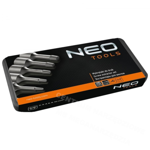 NEO TOOLS Wykrętaki do urwanych śrub NEO TOOLS Wykrętaki do urwanych śrub