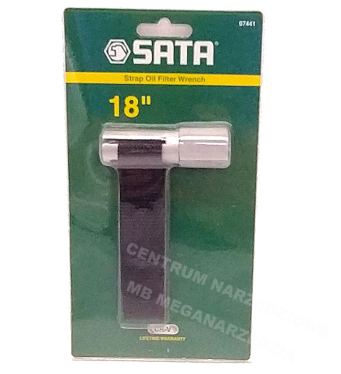 SATA Klucz opaskowy 1/2 Z opaską do filtrów 120mm SATA Klucz opaskowy 1/2 Z opaską do filtrów 120mm