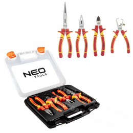 NEO TOOLS 01-236 Zestaw szczypiec szczypce elektryka 1000V 4 szt